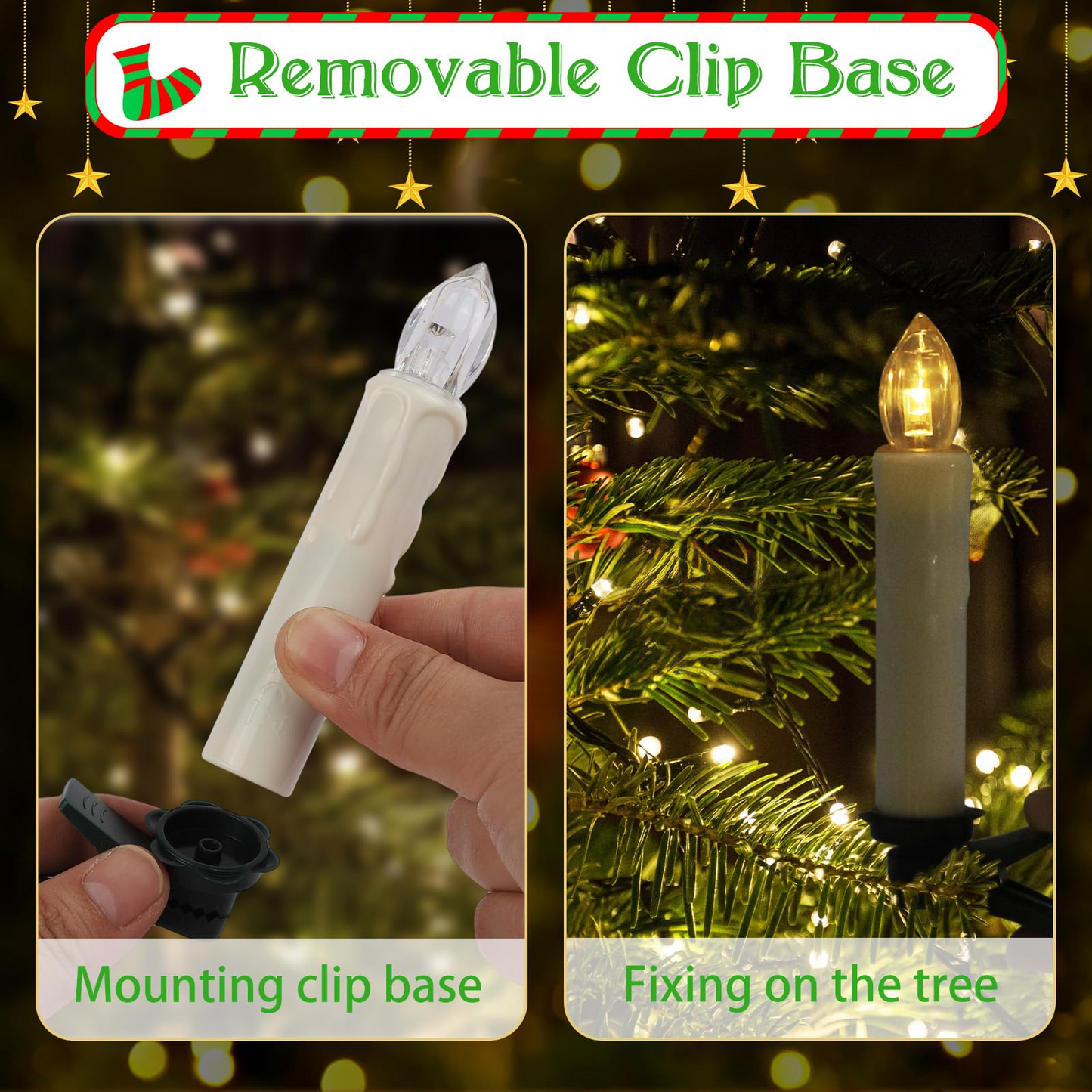LED Christmas Tree Candles