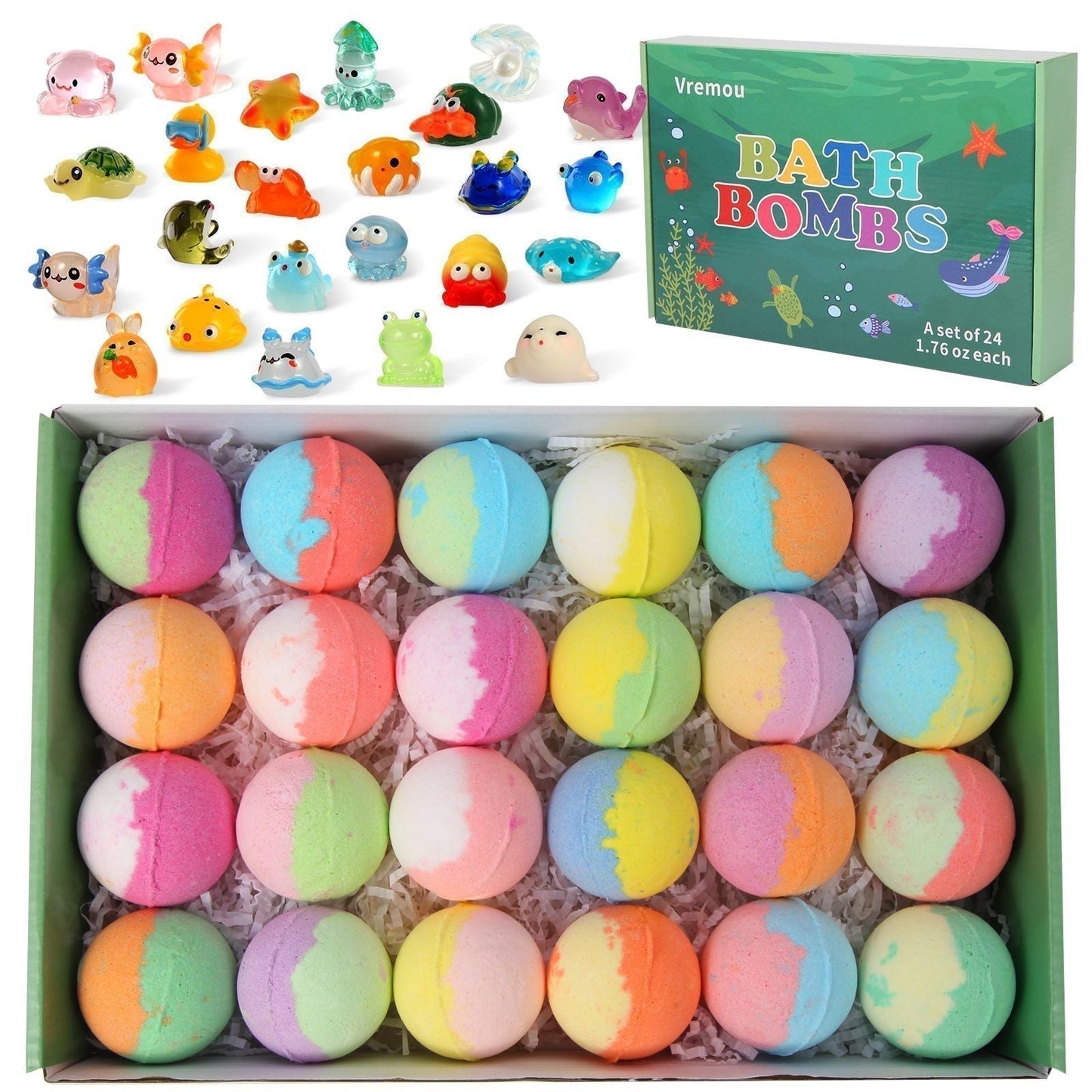💥Easter Hot Sale 49% OFF🎁🛁Bath Bomb Gift Set for Kids
