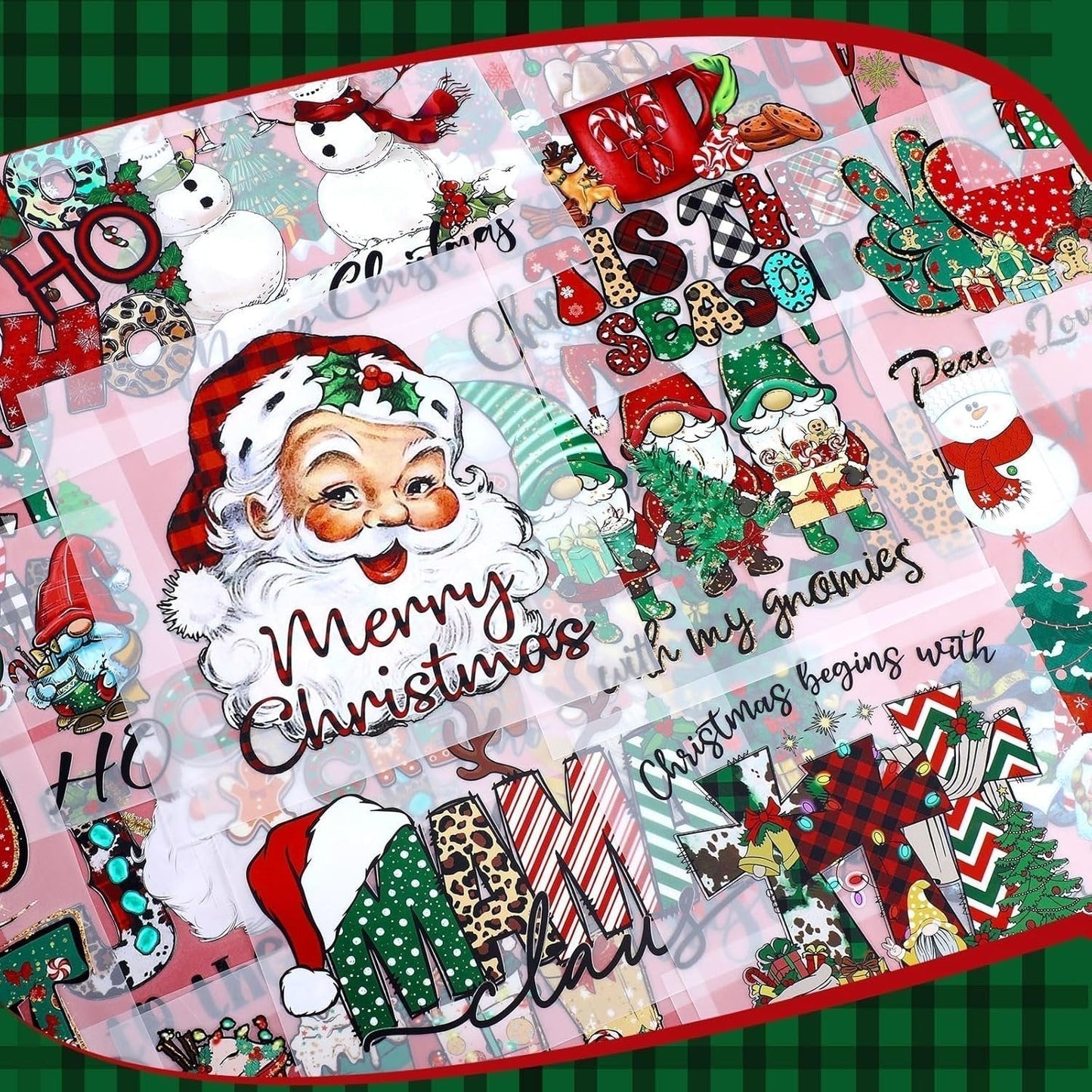 🎄Christmas Mystery DTF Transfer Bundle – Ready to Press Holiday Designs | Santa, Reindeer, Gingerbread & Festive Graphics for T-Shirts, Totes & DIY Gifts🎄