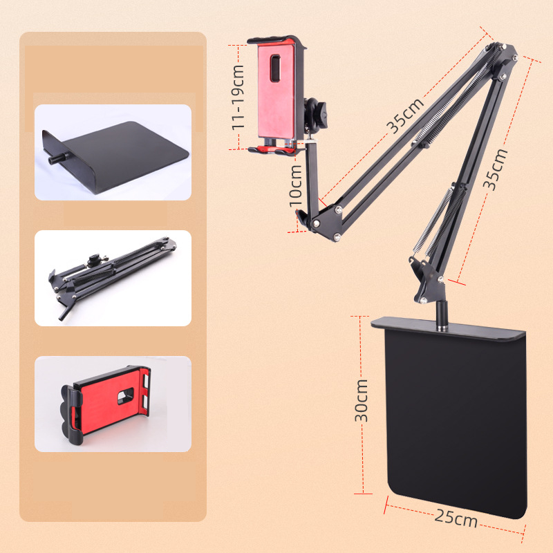 Hidden Bedside Phone Tablet Holder Retractable