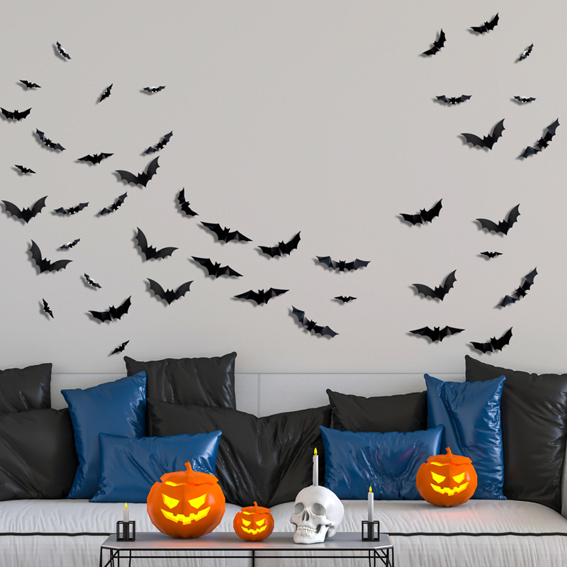3D Bat LED Wall Light Decor
