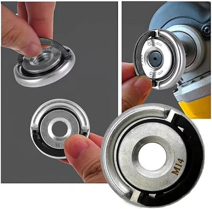 Tool-Less Flange Lock Nut (M14/M10)