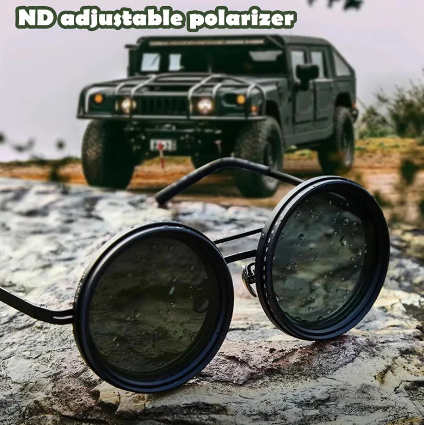 š„Adjustable Tint Polarized Round Sunglasses