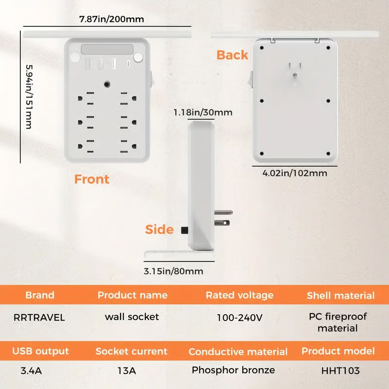 Wall Outlet Extender with Shelf Night(Buy 2 Free Shipping✈️)