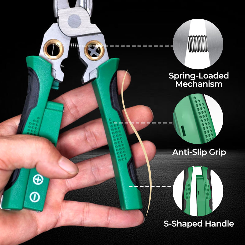 8 in 1 Wire Stripper Twister for Cutting and Pulling Wires