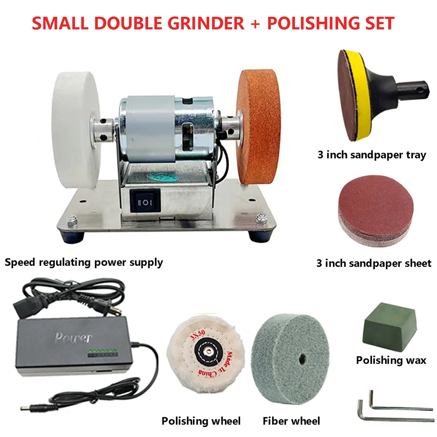 Multi-functional Small Grinder New Electric Benchtop Sander