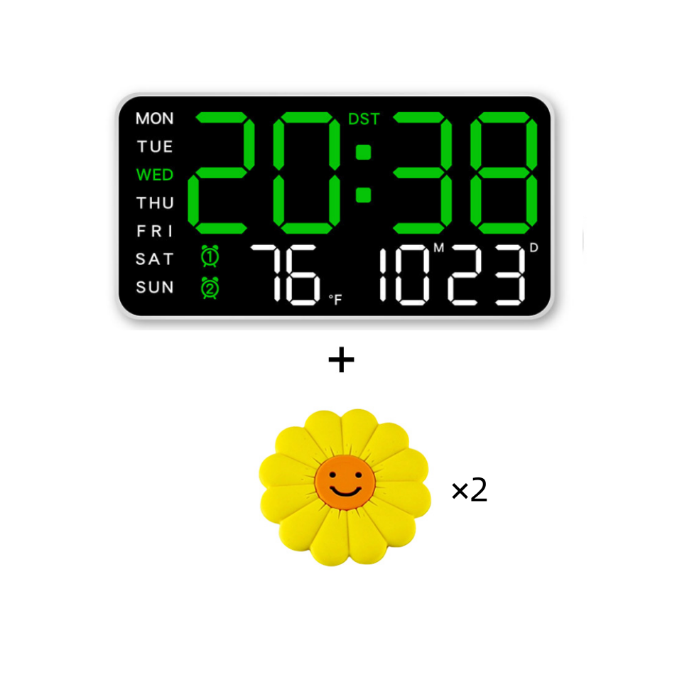 📢📢49% OFF!! ⏰Multifunctional decorative LED digital wall clock, the limitless digital clock for the modern Norwegian home