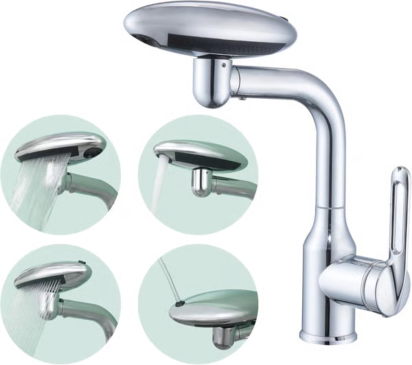 Innovative 4-in-1 Rotatable Multi-mode Faucet