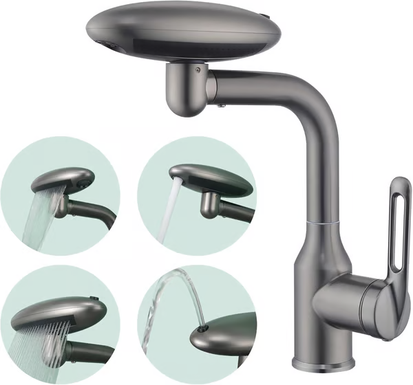 Innovative 4-in-1 Rotatable Multi-mode Faucet