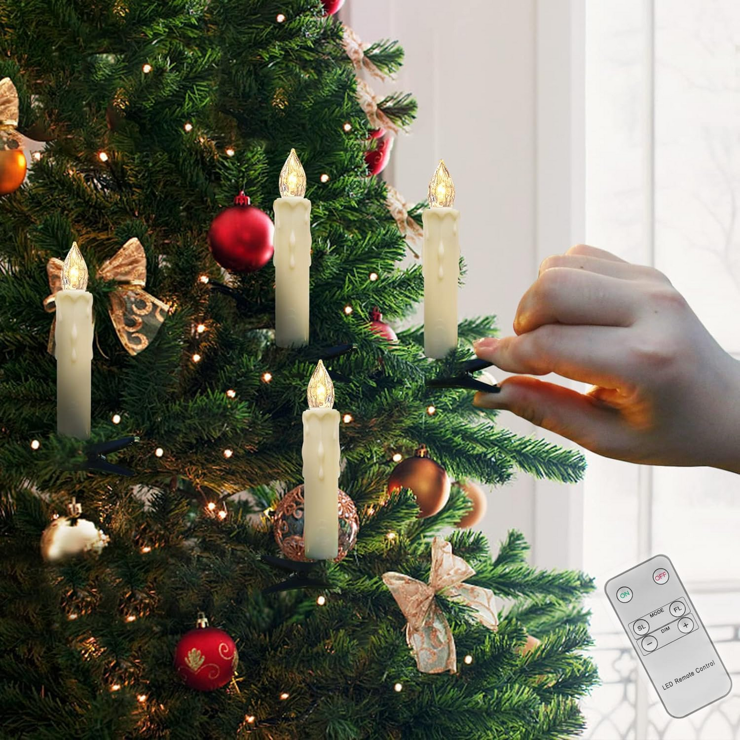 LED Christmas Tree Candles