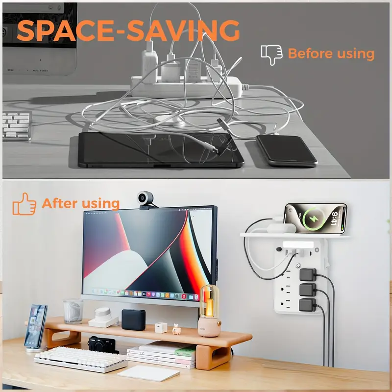 Wall Outlet Extender with Shelf Night(Buy 2 Free Shipping✈️)