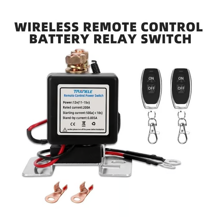 WIRELESS REMOTE CONTROL BATTERY RELAY SWITCH 🔌