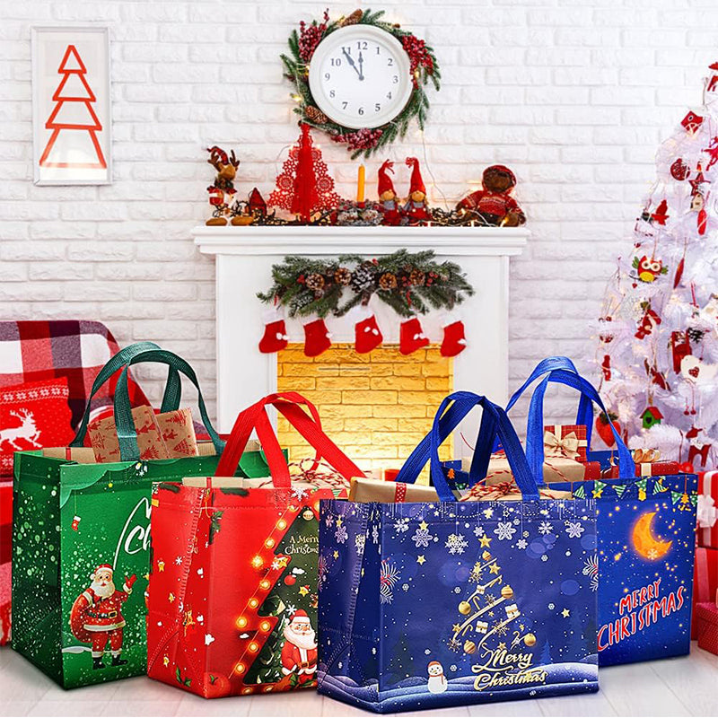 Halloween & Christmas Non-Woven Candy Tote Bag