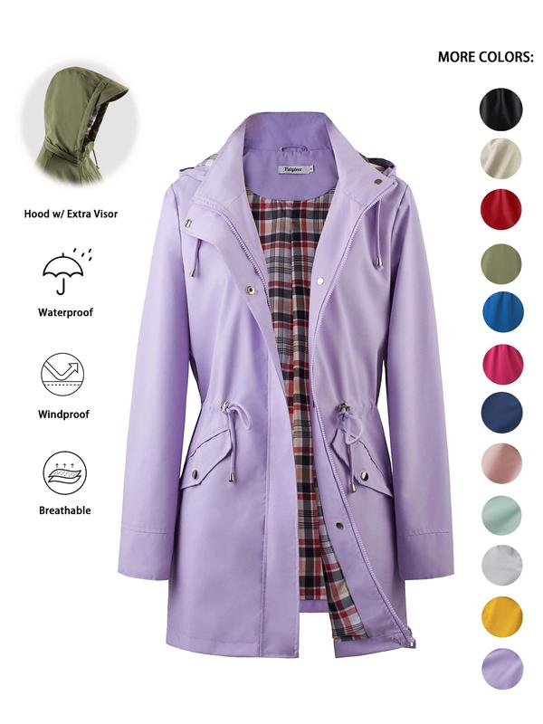 🔥HOT SALE 50% OFF🧥💦Womens Chic. Lightweight. Waterproof Jacket🍃-Unleash Style and Durability in Any Storm!