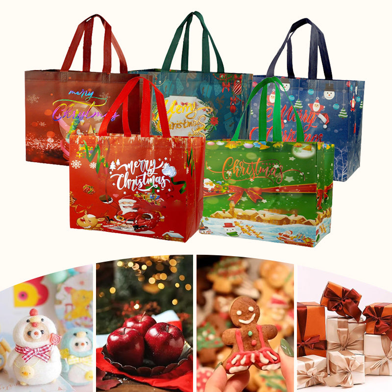 Halloween & Christmas Non-Woven Candy Tote Bag