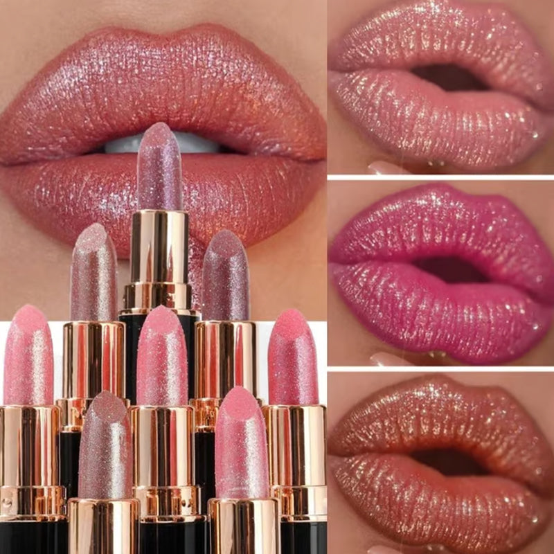 Buy 1 Get 1 Free💋Diamond Lip Gloss Glitter Lipstick Waterproof