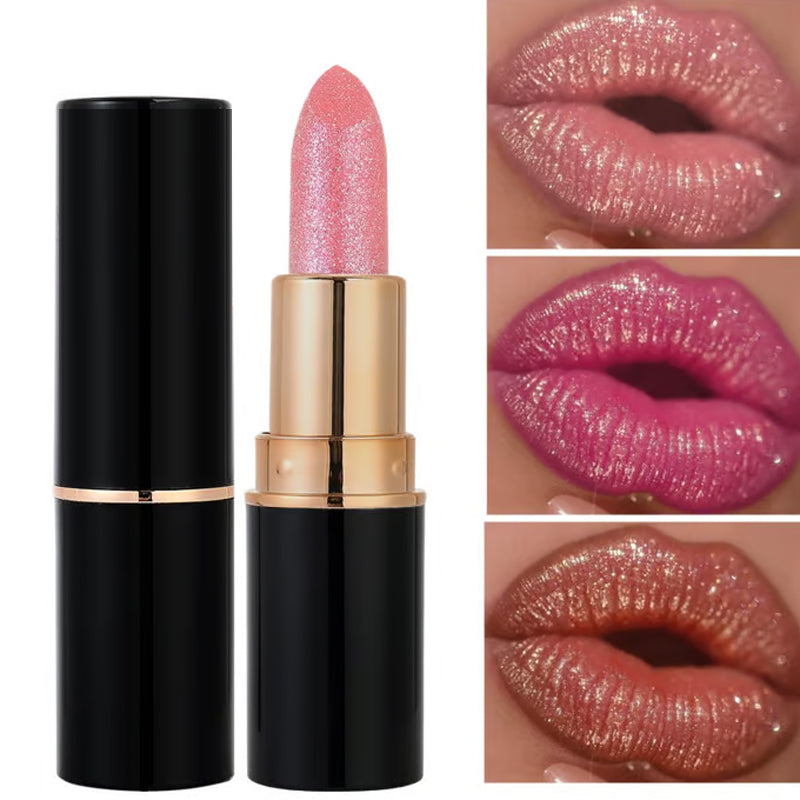 Buy 1 Get 1 Free💋Diamond Lip Gloss Glitter Lipstick Waterproof