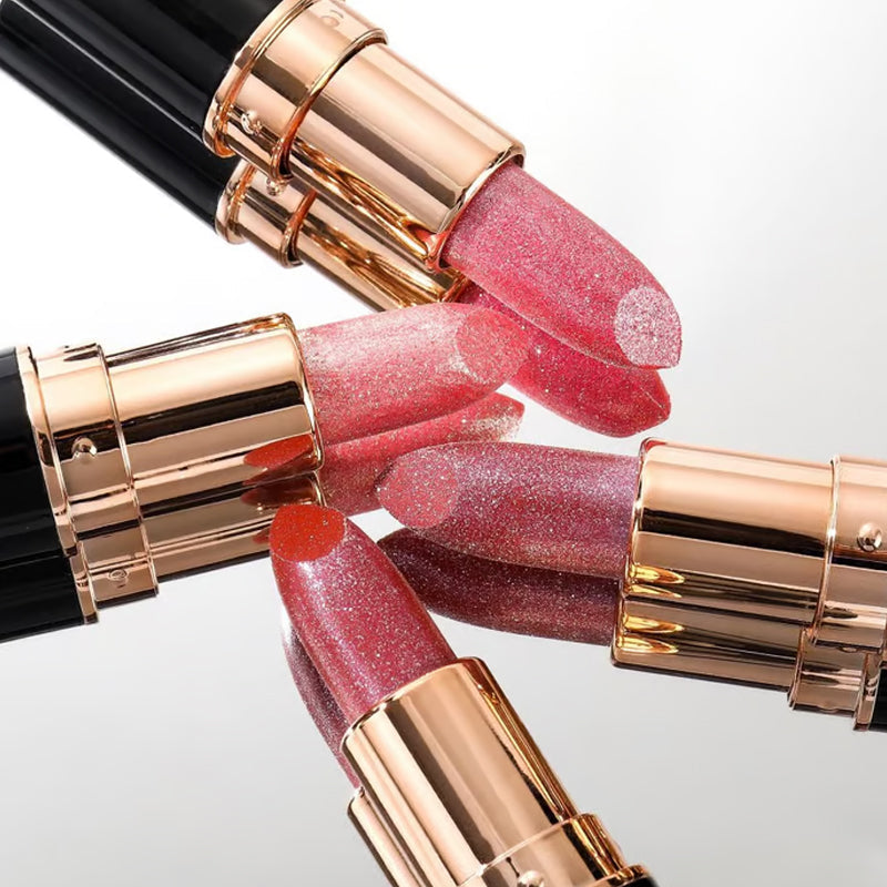 Buy 1 Get 1 Free💋Diamond Lip Gloss Glitter Lipstick Waterproof