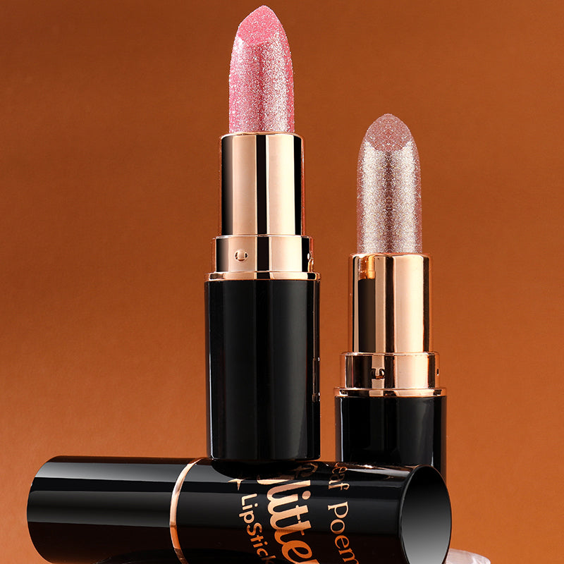 Buy 1 Get 1 Free💋Diamond Lip Gloss Glitter Lipstick Waterproof