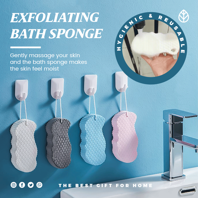 🧽✨ Super soft exfoliating bath sponge – Gentle and caring for the skin