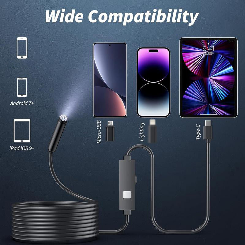 🔥 Particularly handy HD waterproof endoscopic camera