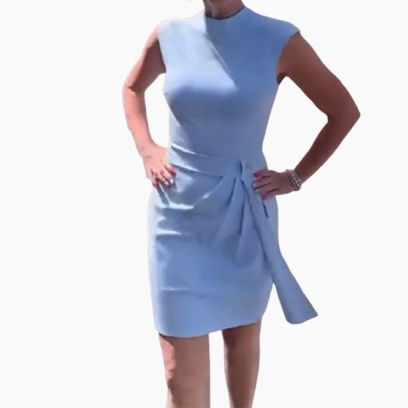 Women's Sleeveless Solid Color Dress