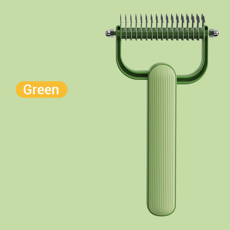 Stainless Steel Pet Comb for Shedding & Detangling