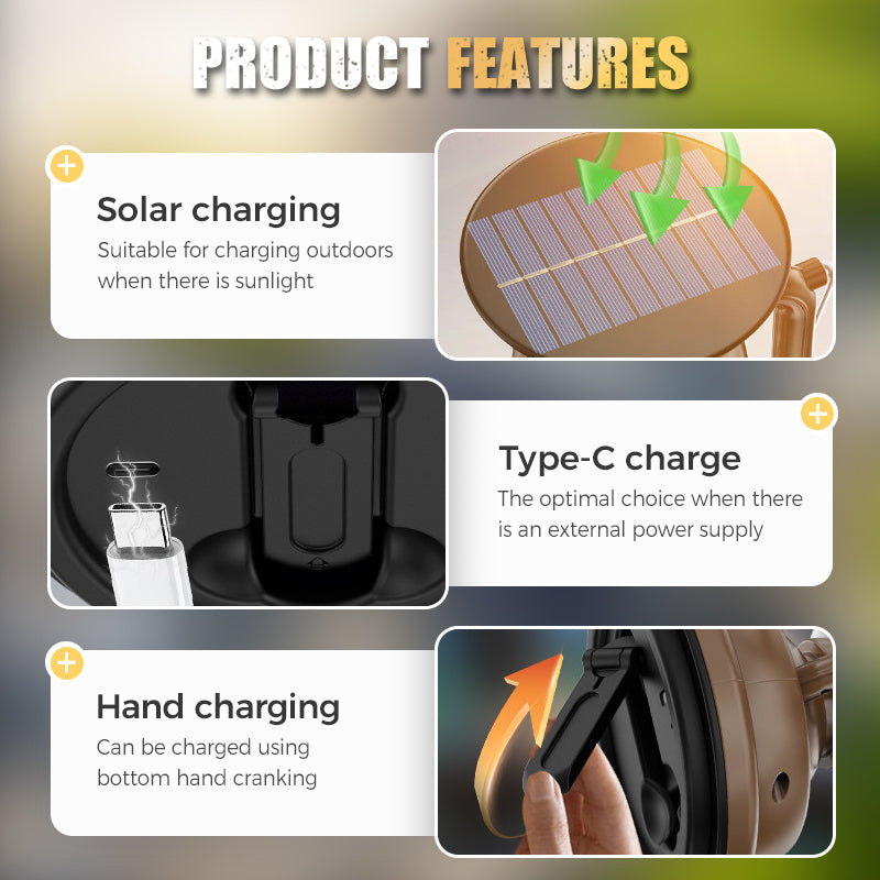 Solar Outdoor Camping Horse Lam