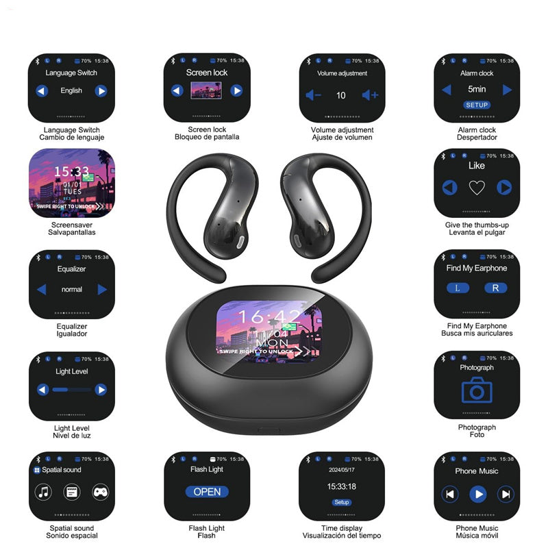 AI Language Translator Earbuds with Noise Reduction