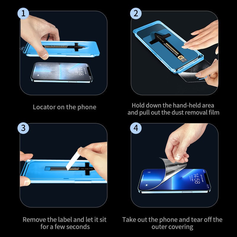 🔥Last Day Sale 49% Off📱2025 New Invisible Screen Protector For iphone-Easy Installation