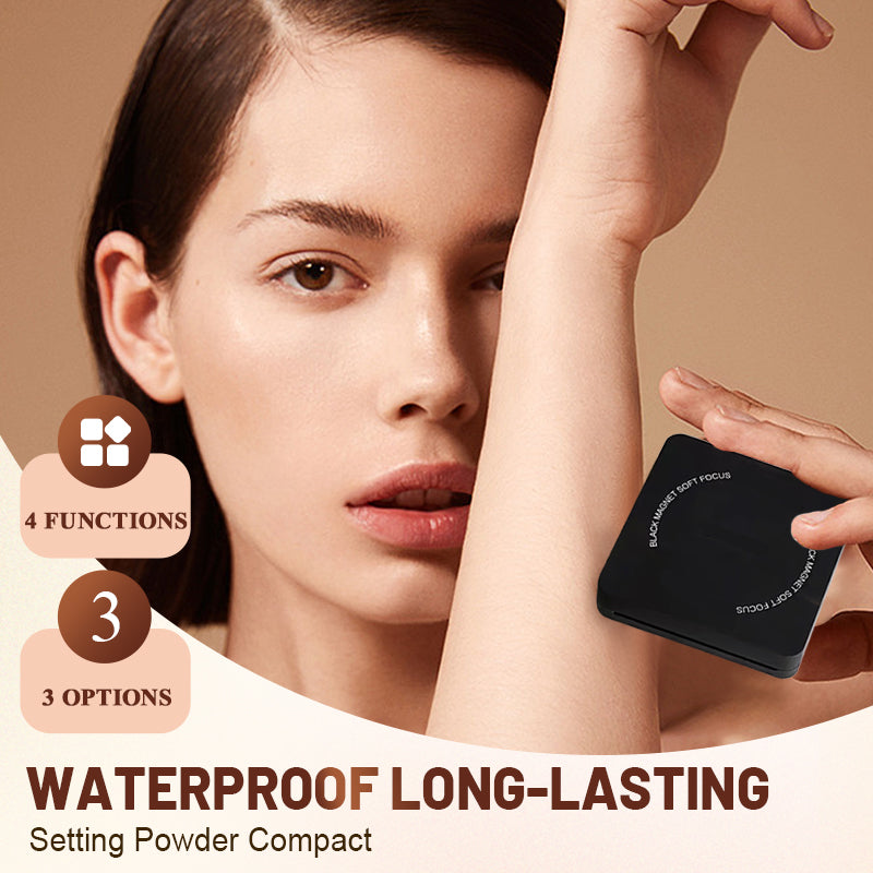 Waterproof Long-Lasting Makeup Setting Powder Compact