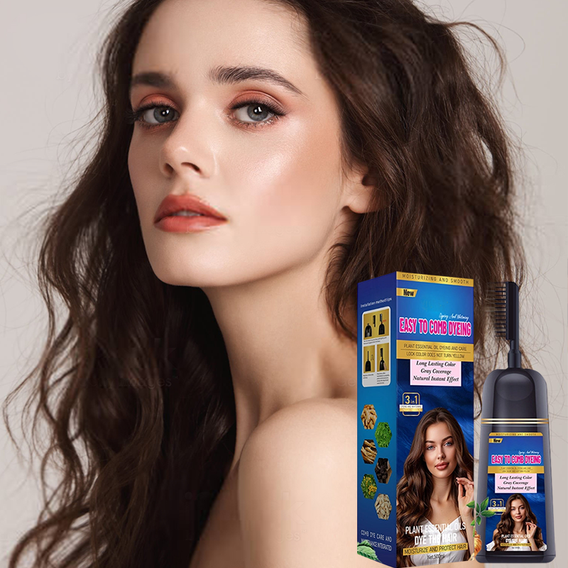 3-in-1 Hair Dye with Comb
