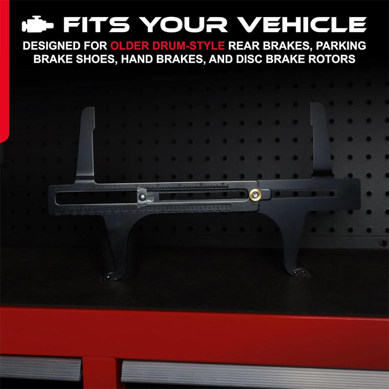 Dual-Scale Brake Pad Reset Gauge
