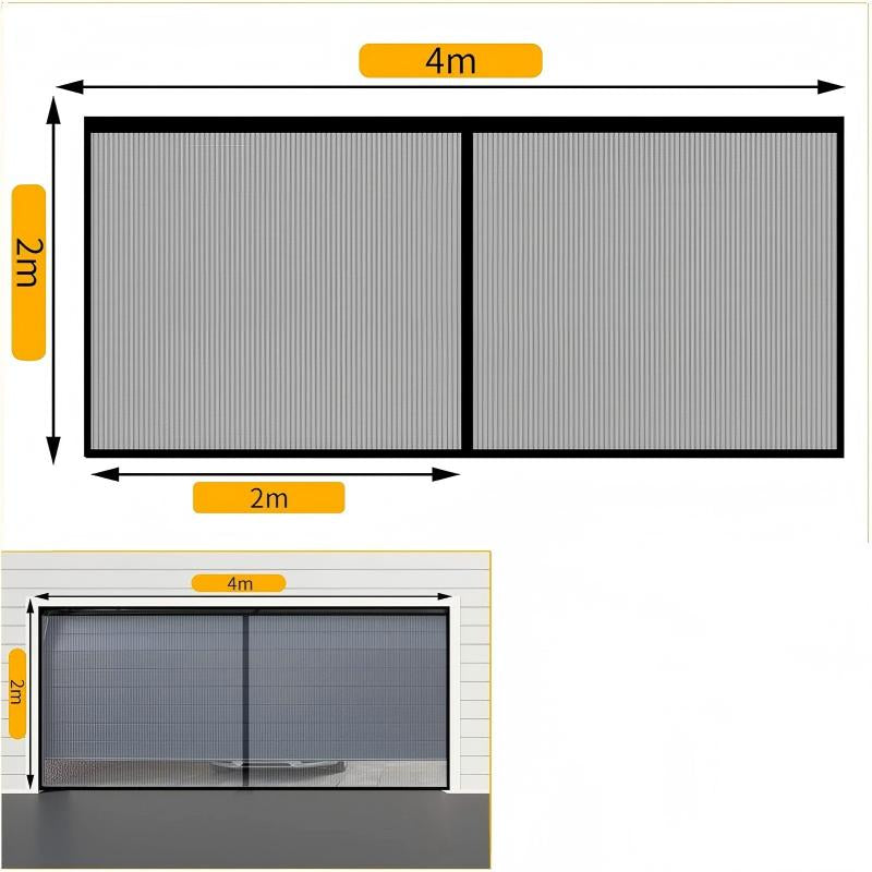 🔥HOT SALE 50%OFF🔥2-Pack Bug-Proof Garage Door Screen
