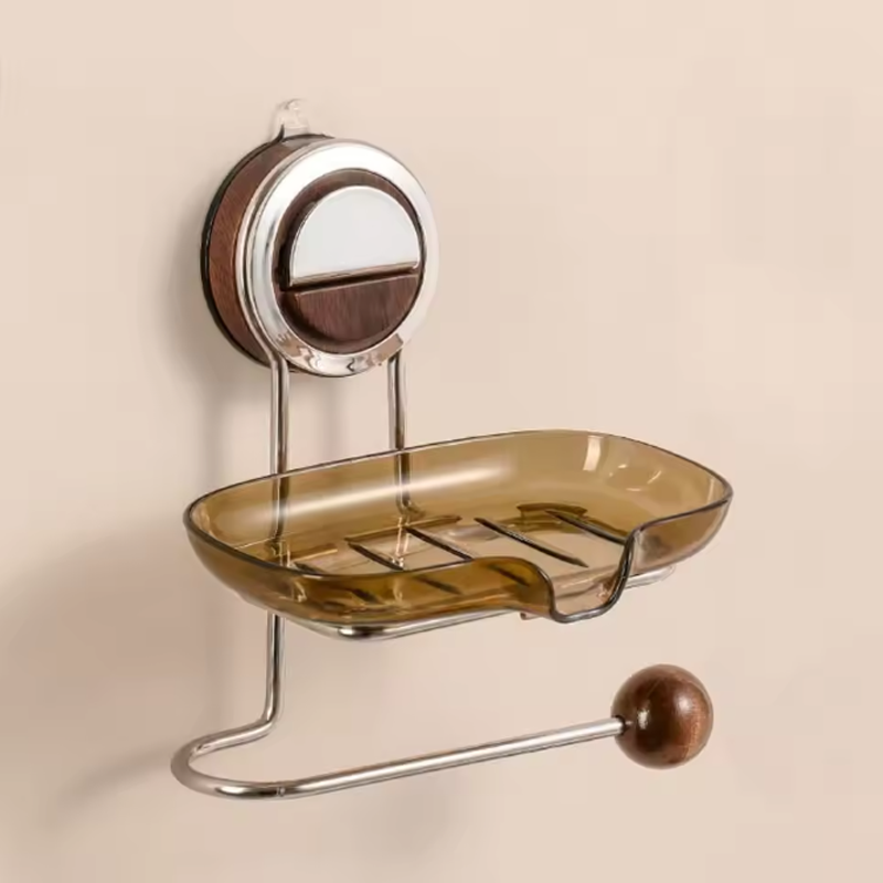 Wall-Mounted Suction Cup Soap Holder