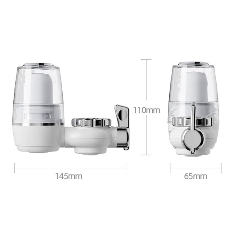 Faucet Water Purifier with Washable Filter & Adapters