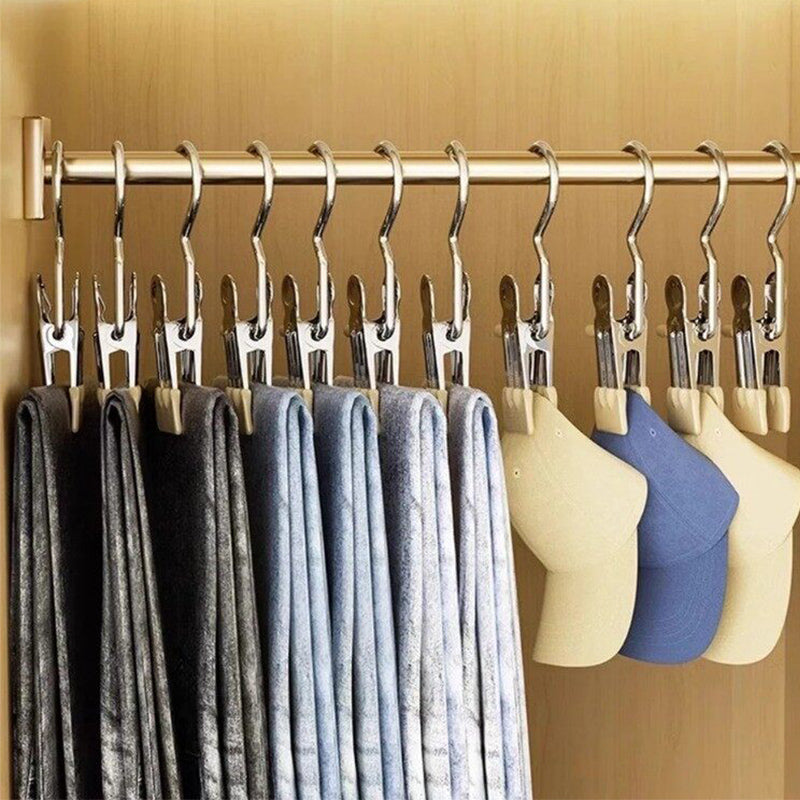 Multi-functional Laundry Hooks with Clips