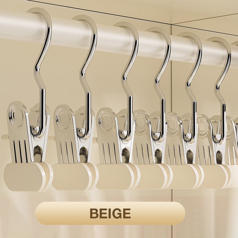 Multi-functional Laundry Hooks with Clips