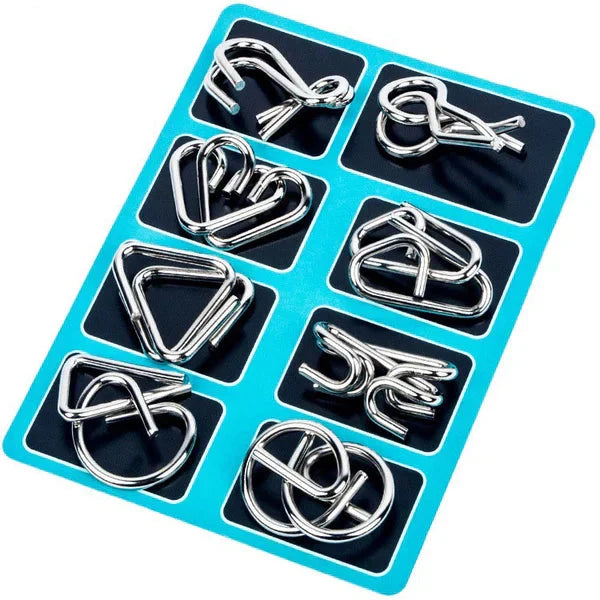 ✨50% OFF - While Supplies Last✅Metal Puzzle Ring Set (8-Piece)
