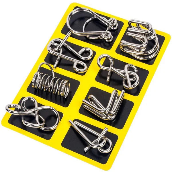 ✨50% OFF - While Supplies Last✅Metal Puzzle Ring Set (8-Piece)