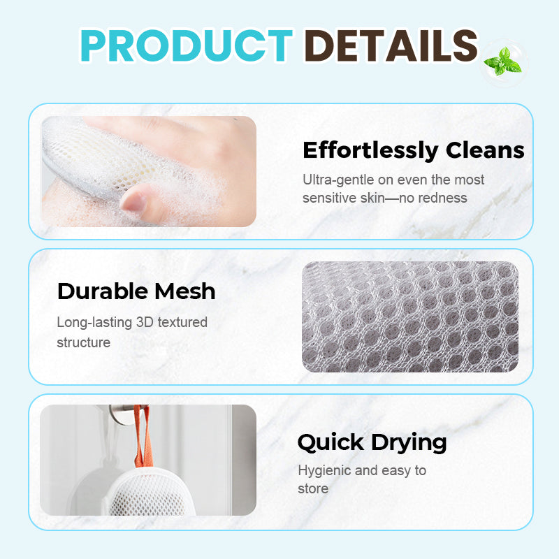 Exfoliating Bath Soap Pouch