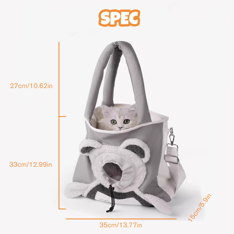 🔥 Free Shipping LAST DAY PROMOTION - 50%OFF 🔥 Cute Bear Pet Carrier Bag With Head-Out Design