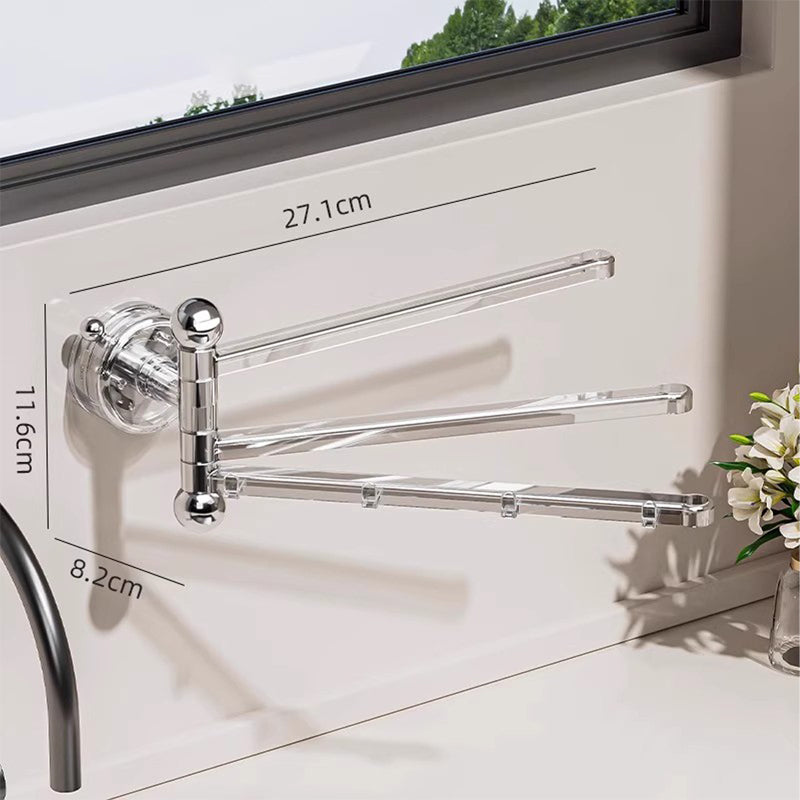180° Rotating Suction Cup Towel Rack