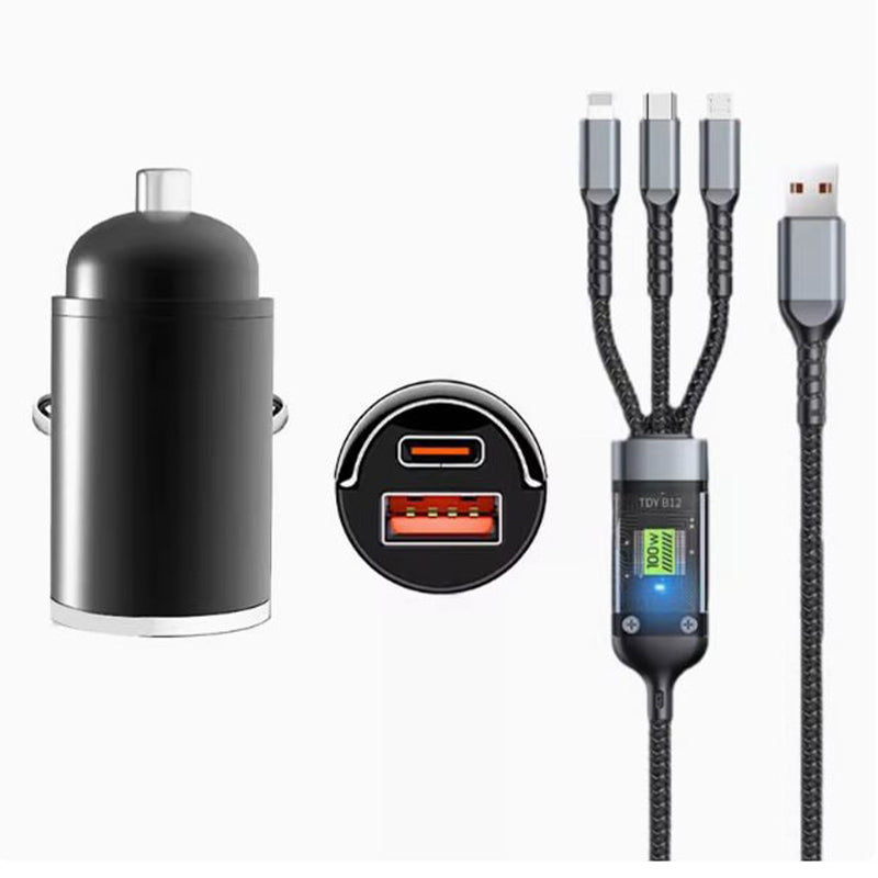 ⏳Limited-time 50% off⏰100W Stealth Car Fast Charger🔋