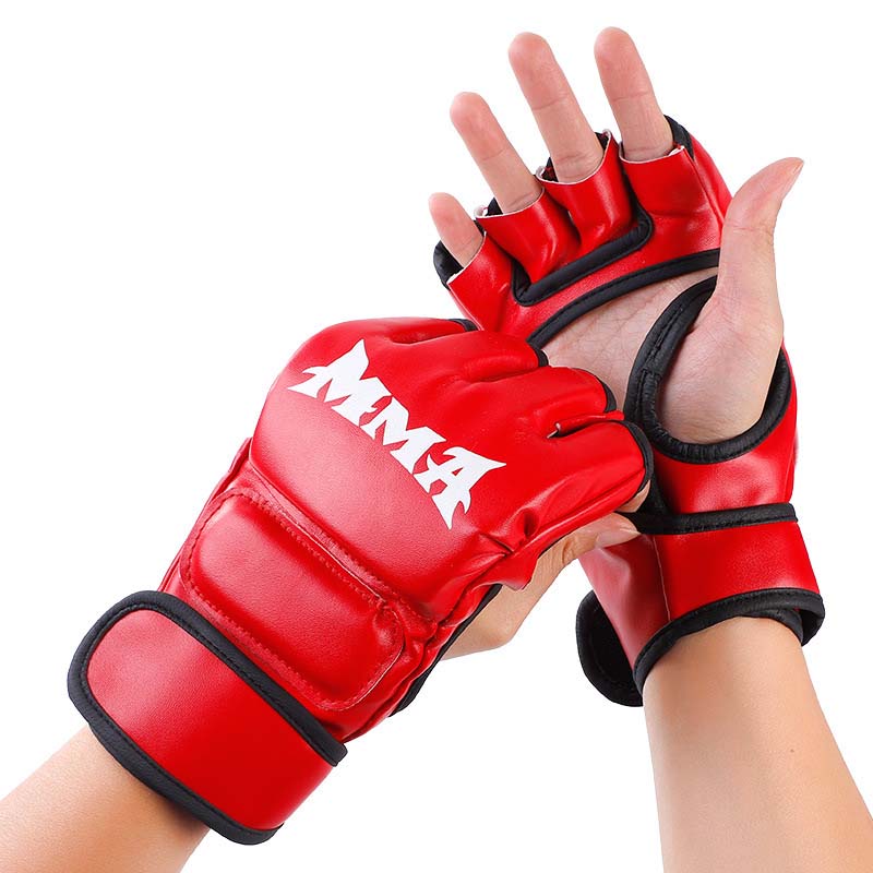 Boxing Gloves With Wrist Support And Shock Absorption