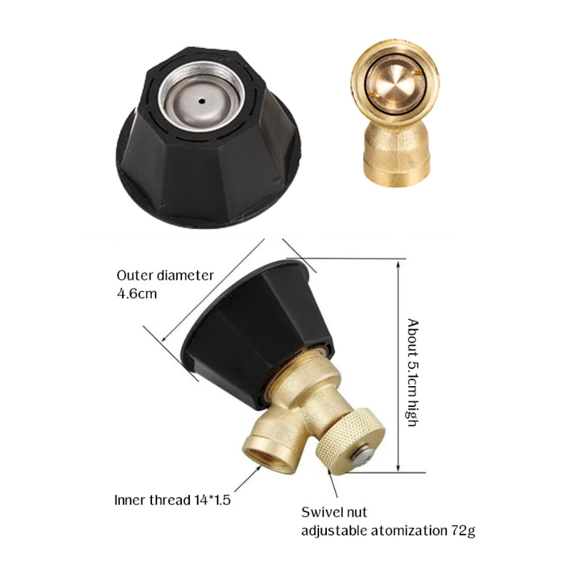 🥳2026 HOT SALE🥳💞50K+ SOLD!🌾💨 50% OFF! High Pressure Air Vortex Nozzle – Covers far crops, durable zinc alloy. Perfect for pesticides & herbicides. 🚜✨