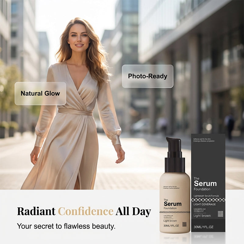 Lightweight Serum Foundation for a Natural Finish