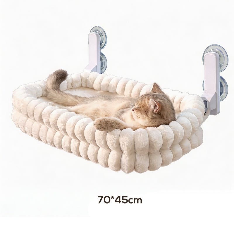 Foldable Cat Window Hammock with Suction Cups