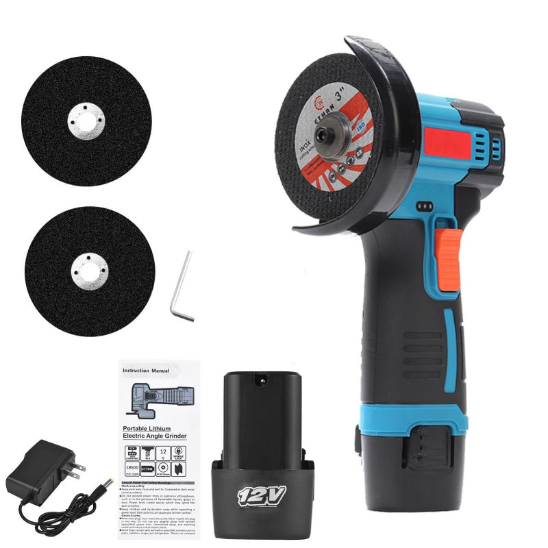 12V Cordless Mini Angle Grinder Kit