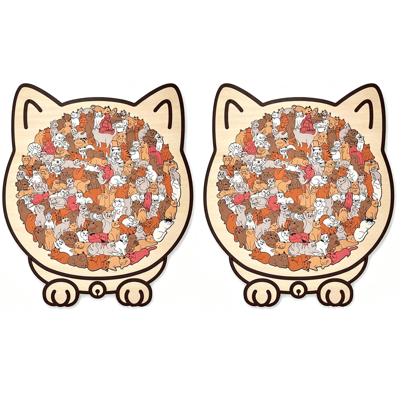 Wooden Animal Stacking Puzzle